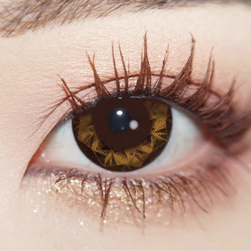 Qfdian Graded 1pair Color Contact Lenses Diamond Series Softlens 14.4mm